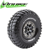 Louise CR-Ardent RC Crawler Tires 1/10 2.2" 12mm SS CH-BL Mounted (2)