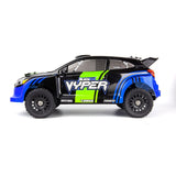 BlackZon Vyper RX RC Rally Car RTR 1/14 4WD Blue/Green