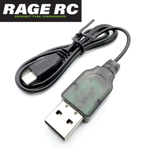 Rage RC RGR6031 500mAh LiPo Battery USB Charger Volitar & Voiltar X