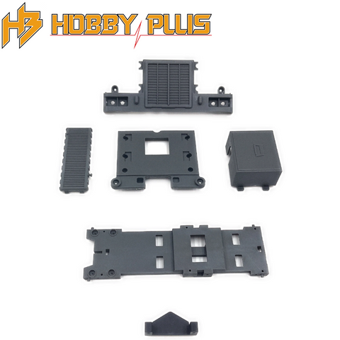 Hobby Plus HBP240562 Front Grill & Body Parts (Grey) Terranaut 8x8