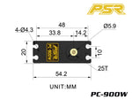POWERSTAR PC-900W-BK HV DC Digital Waterproof Servo Metal Gear