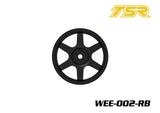 Team Saxo WE-002 1/10 Touring Car Spoke Wheels On road RC Racing Black White (8)