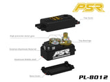 POWERSTAR PL-8012HV DC HV Low Pro Digital Steel Gear Servo