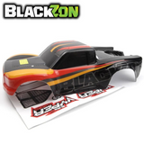 BlackZon BZN540279 Vyper SC Turbo Body Red/Orange 1/16
