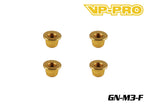 VP-PRO GN-M3-F Gold M3 Flange Locknuts (20)
