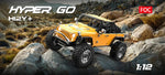 MJX Hyper Go H12Y+ 1/12 Truck Brushless Crawler Metal Body
