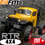 FMS FCX24 Power Wagon RTR RC Rock Crawler Yellow