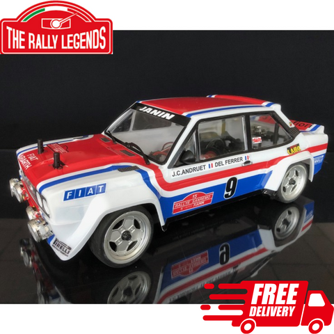 The Rally Legends Fiat 131 Abarth France 1/10 4wd RTR Rally Car