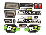Racers Edge RCE6415 Clear Stadium Truck Body w Stickers Blackzon Slyder