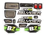 Racers Edge RCE6415 Clear Stadium Truck Body w Stickers Blackzon Slyder