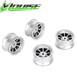 Louise LNBA263 8 Spoke Wheel +4mm Silver LMX