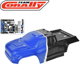 Team Corally C-00230-0096-B Furago XD Body Blue 1/12 Punisher RC Monster Truck