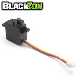 BlackZon BZN540481 3-Wire Steering Servo Spryte Turbo, a compact black radio control part with a three-wire connector cable for precise steering in rc cars.