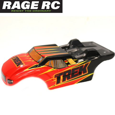 Rage RC RGRC2453R Mini Trek Body Red