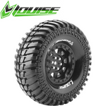 Louise CR-Ardent RC Crawler Tires 1/10 1.9" 12mm Super Soft CH-BL Pre-Mount (2)