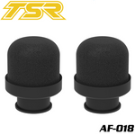 Team Saxo AF-018 1/8 On-Road Air Filter (2) 16.5mm Carb