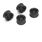 Louise LNBA262 8 Spoke Wheel +1mm Black LMX