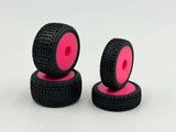 Hobby Plus HBP240143 Premounted Front & Rear Tires Pink (4) Speck B