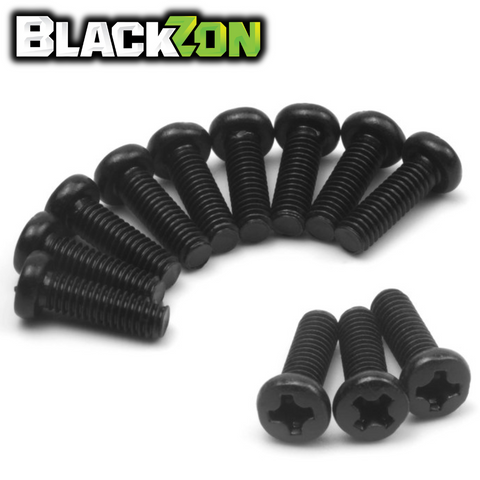 BlackZon BZN540351 Pan Head Self-Tapping Screws BMHO2.5x8mm