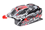 Team Corally C-00180-1168-R Spark XB6 Red Pre-Cut Body