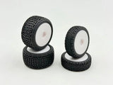 Hobby Plus HBP240124 Premounted Front & Rear Tires White (4) Speck B