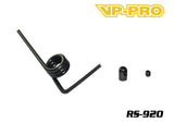 VP-PRO RS-920 Exhaust Pipe Fixed Spring Set for rc cars, featuring durable metal spring and components designed as radio control parts for improved performance.