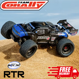 Team Corally Punisher 4S 1/10 Monster Truck RTR Blue No Batt/Charger