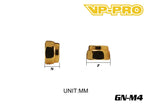 VP-PRO GN-M4 Gold M4 Locknuts (20)