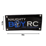 Naughty Boy RC Scale Mini Banner 3.5"x8"