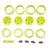 Hobby Plus HBP240502 Deep Star 1.2" Beadlock Wheel Yellow (4)