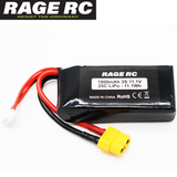 Rage RC RGRB1466 11.1V 3S 1000mAh 25C LiPo w/ XT60