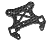 Team Corally C-00180-779 Front Shock Tower 5mm Carbon Fiber made from lightweight carbon fiber material designed for enhanced durability in radio control parts.