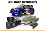 BlackZon Vyper RX RC Rally Car RTR Turbo Brushless 1/14 4WD Blue