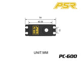 POWERSTAR PC-600 Digital Plastic Gear DC Servo
