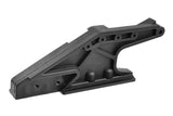 Team Corally C-00180-913 Rear Chassis Brace made of durable black plastic designed for radio control parts and rc cars to enhance structural stability.