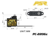 POWERSTAR PC-2206Z Pico Coreless Steel Gear Servo Micro