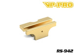 VP-PRO RS-942 Infinity IFB8 Brass Front Chassis Weights 50g 100g, gold-colored precision RC car parts designed to enhance chassis stability and performance.