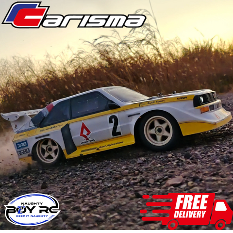 Carisma M48S 1984 Audi Sport Quattro S1 (SE) 1/8 Rally Car ARTR