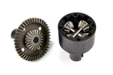 Team Corally C-00180-178 Steel Differential Bevel Gear 43T set featuring durable steel gears designed for radio control car parts and enhanced performance in RTR RC cars.