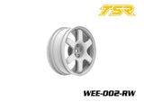 Team Saxo WE-002 1/10 Touring Car Spoke Wheels On road RC Racing Black White (8)