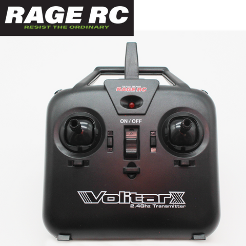 Rage RC RGR6043 2.4Ghz 4-Ch Transmitter Voiltar X