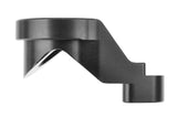 Side view of a black aluminum Team Corally C-00180-266 Aluminum Servo Saver Steering Arm for radio control car parts and rtr rc cars.