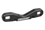 Black aluminum mounting bracket with Team Corally logo designed as the Team Corally C-00180-871 Aluminum Suspension Arm Mount HD Rear-Front 8mm for rc car parts.