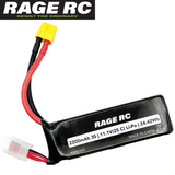 Rage RC RGRB1433 11.1V 3S 2200mAh 25C LiPo w/ XT60