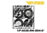 VP-PRO VP-503G 1/10 Short Course Truck Tires (4) Pre-Mounted White shown in retail packaging designed for radio control parts and rc car enthusiasts.