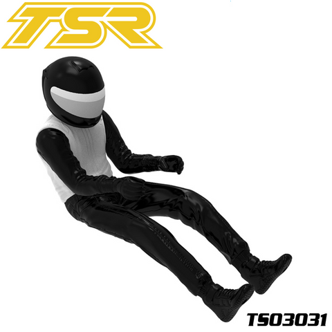 Team Saxo TS03031-BK Driver Figure Black GK-200