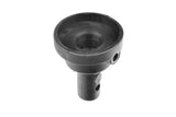 Team Corally C-00180-929 Body Post Extension Long, a black plastic component designed for rc cars, used to securely mount the car body to the chassis.