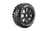Lousie B-Ulldoze 1/8 Off-Road Buggy Tires 17mm Black Spoke Rim Soft (2) RC Car