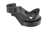 Team Corally C-00180-266 Aluminum Servo Saver Steering Arm in black, designed for durable performance in radio control car parts and rtr RC cars.