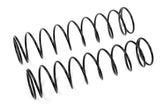 Team Corally C-00180-291 Hard Buggy Rear Truggy / MT Front 1.8 84-86 (2) black metal coil springs for radio control car parts set on a white background.